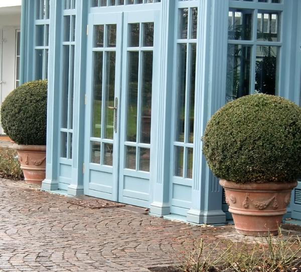 Edler klassischer Terracotta Blumentopf - Vaso Festonato Poggi Ugo